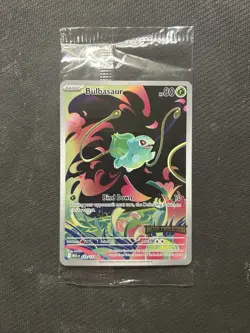 Pokemon TCG Bulbasaur 133/132 Mega Evolution Stamped! Sealed In Bag! See Desc. - Image 1