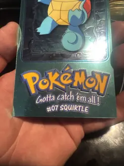 1999 Topps Pokemon TV Animation Series 1 Oversized Tin Topper Squirtle 2 of 5 - Image 3