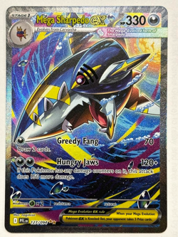 Pokemon Phantasmal Flames 127 / 094 Mega Sharpedo ex Special Illustration Rare - Image 1