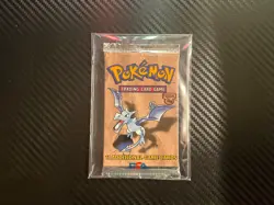21.13g Pokemon WOTC Fossil Unlimited Booster Pack Sealed Vintage TCG - Image 2