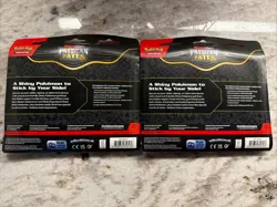 *SEALED LOT of (2) - Pokemon Paldean Fates Sticker Collection Blister Packs - Image 2