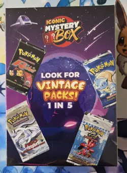 ICONIC MYSTERY POKEMON BOOSTER PACK BOX 1 IN 5 VINTAGE PACK PSA CGC BGS - Image 1