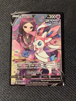 Pokemon TCG Sylveon V # TG14/TG30 Full Art Ultra Rare SWSH Brilliant Stars NM B - Image 1
