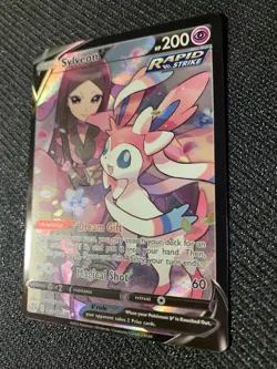 Pokemon TCG Sylveon V # TG14/TG30 Full Art Ultra Rare SWSH Brilliant Stars NM B - Image 2