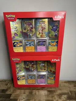 Pokemon TCG Scarlet & Violet 151 Mini Tin 4-Pack | Lot 2 • Sealed | Sam’s Club - Image 1