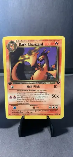 Pokemon TCG Dark Charizard Evolution Line Team Rocket 1st Edition WOTC VTG 2000 - Image 4