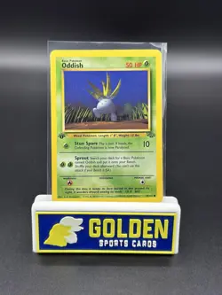 Pokemon TCG Oddish Jungle 58/64 Regular 1st Edition Common MP - Image 1