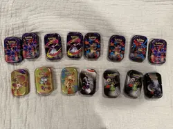 Pokemon TCG Mini Tin Lot - 15 Tins Mixed Collection - Image 2