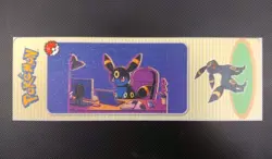 Pokemon Chinese Laser Ticket Stub Umbreon Study Bookmark US SELLER - Image 1