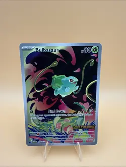 ?Pokemon TCG Stamped Bulbasaur Mega Evolution Box Topper Nm-Extra Clean? - Image 1
