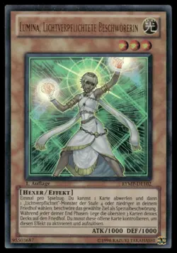 YuGiOh Lumina Lightsworn Summoner #RYMP-EN102 1st Edition German UR NM - Image 1