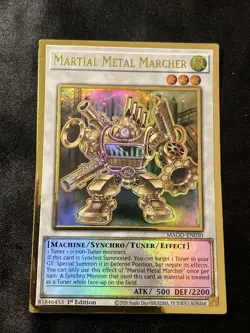 Yugioh | Martial Metal Marcher | MAGO-EN030 | Premium Gold Rare | NM - Image 1
