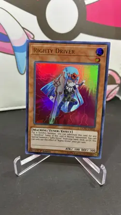 Yugioh Righty Driver Ultra Rare DUPO-EN032 1st Edition LP Duel Power - Image 1