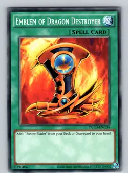 Emblem of Dragon Destroyer Common Unlimited YGLD-ENC34 NM - Image 1