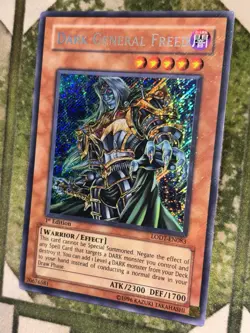 YuGiOh DARK GENERAL FREED Secret Rare LODT-EN083 - Image 1