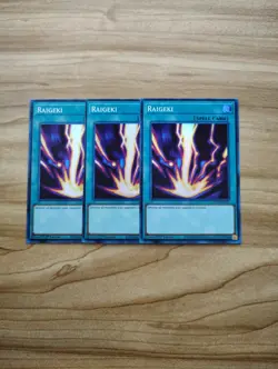 Yu-Gi-Oh! - Raigeki 3X - Full Playset - Super Rare / Holo - Image 1