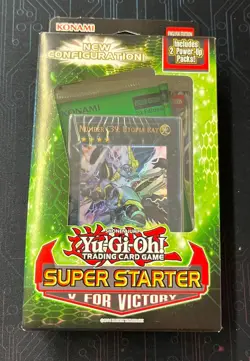 YUGIOH 1ST Ed- V FOR VICTORY SUPER STARTER DECK-FACTORY SEALED! English - Image 1