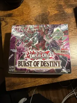 Konami Yu-Gi-Oh! TCG Burst of Destiny Booster Box 1st Edition New Sealed - Image 1