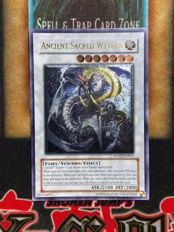 Yugioh Ancient Sacred Wyvern ANPR-EN043 Ultimate Rare NM - Image 1