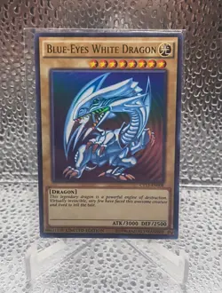 Yugioh Blue-Eyes White Dragon CT13-EN008 2016 Mega-Tins Limited Edition LP - Image 2