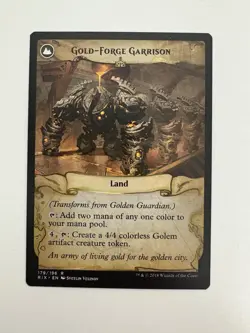 Golden Guardian / Gold-Forge Garrison MTG Magic the Gathering Card NM Mint RIX - Image 2