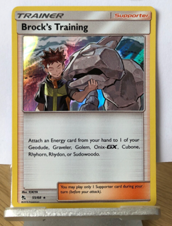 Pokemon Card Brock's Training 55/68 Hidden Fates HOLO MINT Condition - Image 1