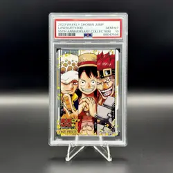 PSA 10 Law Luffy Kid Weekly Shonen Jump 55th Anniversary Japanese One Piece Card - Image 1
