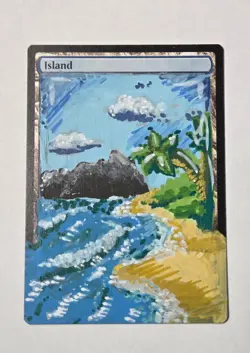 Altered Basic Lands, Magic The Gathering Plains Mountain Island Forest Swamp - Image 5