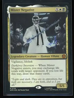 Mister Negative 2025 Magic: The Gathering Marvel's Spider-Man #14 Foil Mythic - Image 1