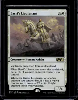 Basri's Lieutenant - FOIL - Magic 2021 Core Set M21 - Magic the Gathering MTG - Image 1