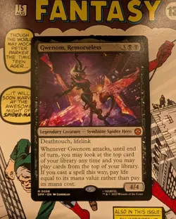 MTG Gwenom, Remorseless (0056) Marvel's Spider-Man Regular NM - Image 1