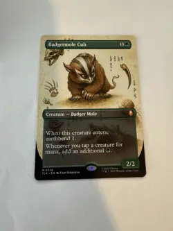 Magic:Avatar:The Last Airbender-Badgermole Cub (Borderless) M-326 - Image 1