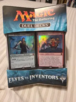 MTG Magic Duel Deck Elves vs Inventors Sealed Foil Ezuri Goblin Welder SeePics 2 - Image 1