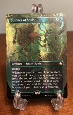 MTG Foundations Spinner of Souls MANA FOIL (Borderless) #402 FDN - NM / Mint - Image 1
