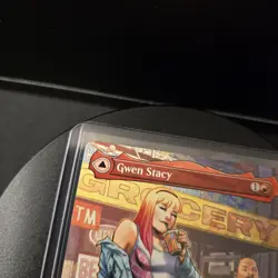 MTG Gwen Stacy 202 Borderless Regular Mythic Spider-Man SPM - Image 4