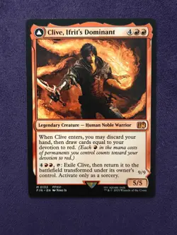 Magic The Gathering Clive, Ifrit's Dominant MTG FIN Final Fantasy Regular - Image 1