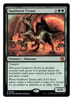 MTG Outlaws of Thunder Junction Vaultborn Tyrant MINT/NM x1 - Image 1