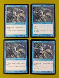 Tidal Warrior x4 Stronghold 4x Playset Magic the Gathering MTG - Image 1