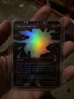The Last Agni Kai (Borderless Foil) Rare MTG Avatar - Image 1