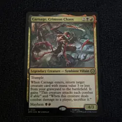 Carnage, Crimson Chaos Marvel's Spider-Man Foil Near Mint SPM 125 - Image 2