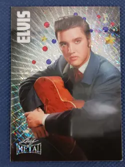 2024 Leaf Metal Elvis Presley Icons Collection #17 69/99 Silver Shimmer NM - Image 1