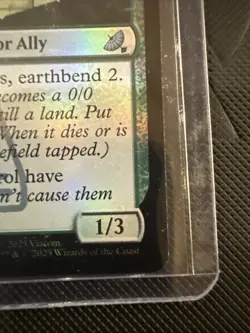 MTG Earthbending Student [Foil] Avatar TLE 0249 Uncommon Toph Student NM - Image 3