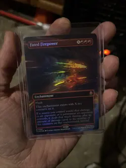 Fated Firepower - Foil - Borderless MTG Avatar: The Last Airbender M/NM 297 - Image 1