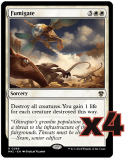 MTG - 4 x Fumigate - Karlov Manor Commander - Playset 4x - Image 1