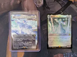 Venat, Heart of Hydaelyn Borderless & Foiled Japanese Version MTG Final Fantasy - Image 1