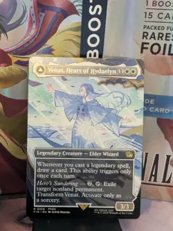 Venat, Heart of Hydaelyn Borderless & Foiled Japanese Version MTG Final Fantasy - Image 2