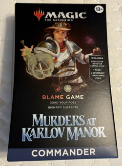 Murders at Karlov Manor Commander Deck - Blame Game MTG Brand New Sealed - Image 1