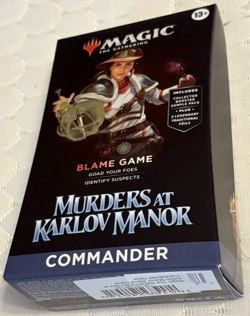 Murders at Karlov Manor Commander Deck - Blame Game MTG Brand New Sealed - Image 2