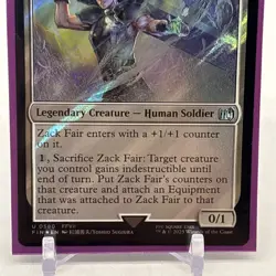 Magic The Gathering Zack Fair Surge Foil Final Fantasy Magic MTG! - Image 3