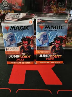 Magic: The Gathering Lot of 2 packs of Jumpstart 2022 Draft Booster Packs Sealed - Image 1